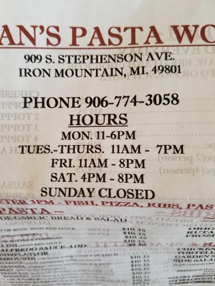 Damian's Pasta Works Menu image 2
